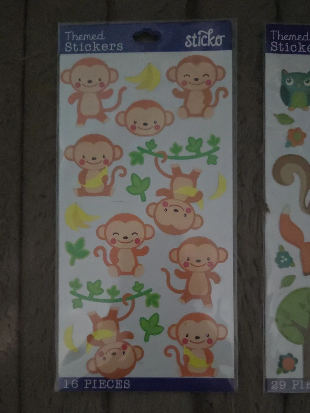 American Crafts | Animal Sticker Packs - Assorted Green/Brown/Orange